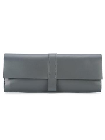 Danielle Foster Katie Clutch, Women's, Grey, Leather