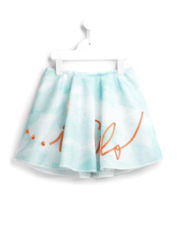 I Pinco Pallino Pleated Skirt, Girl's, Size: 8 Yrs, Blue