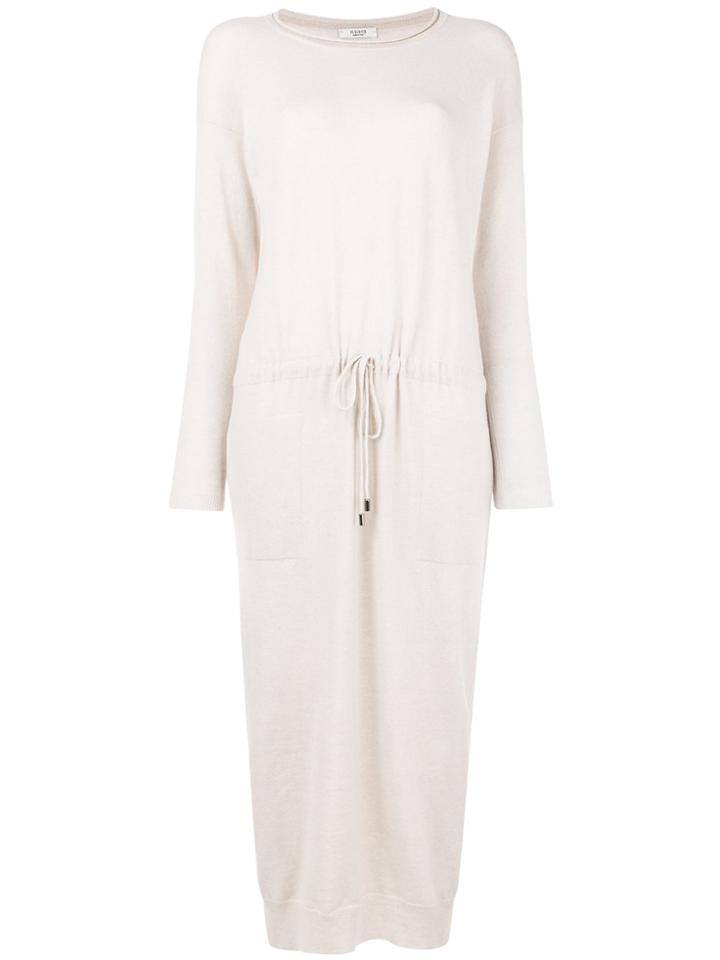 Peserico Fitted Silhouette Day Dress - Nude & Neutrals