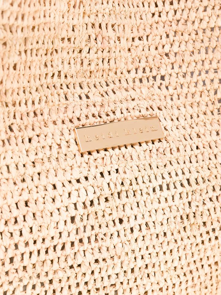 Heidi Klein - Grace Woven Tote - Women - Raffia - One Size, Nude/neutrals, Raffia