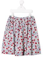 Bonpoint Ten Cherry Ruffle Skirt - White
