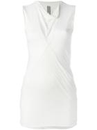 Rick Owens Crust Top, Women's, Size: 42, White, Silk/viscose