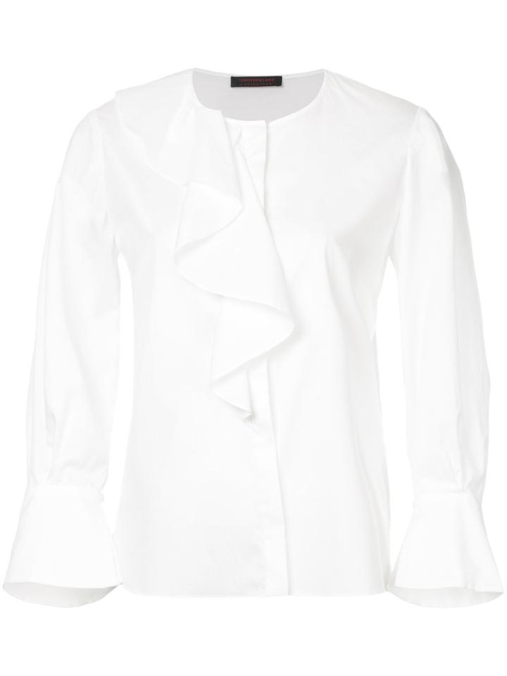 Tomorrowland Ruffled Blouse - White