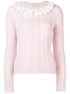 Philosophy Di Lorenzo Serafini Long-sleeve Fitted Sweater - Pink