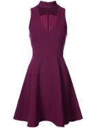 Likely Cut Out V-neck Mini Dress - Pink & Purple