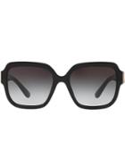 Dolce & Gabbana Eyewear Classic Square Tinted Sunglasses - Black