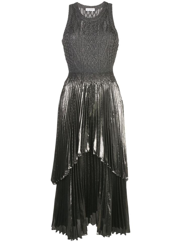 Altuzarra Knitted Metallic Finish Mishka Dress - Grey