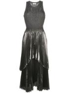 Altuzarra Knitted Metallic Finish Mishka Dress - Grey