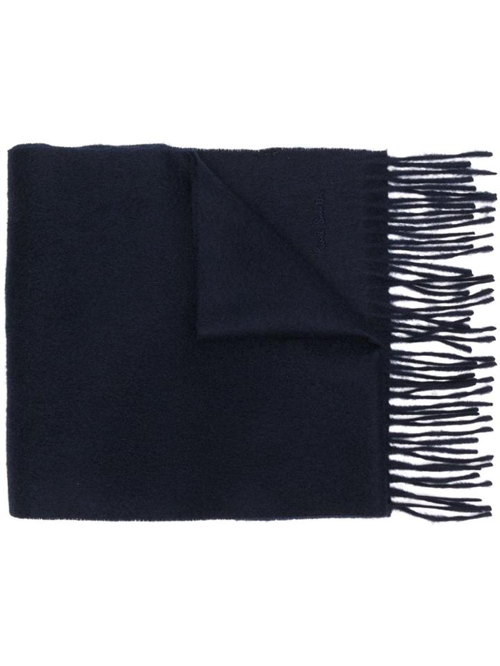 Paul Smith Cashmere Scarf - Blue