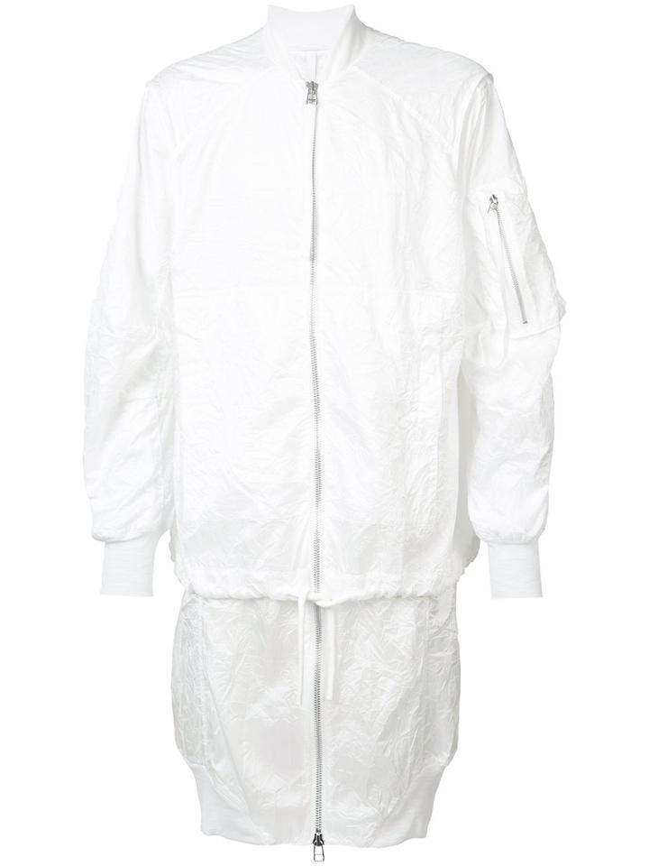 Barbara I Gongini - Double Zipped Windbreaker - Men - Nylon - L, White, Nylon