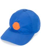 Moncler X Off-white Logo Plaque Baseball Cap, Men's, Size: Medium, Blue, Cotton/polyester