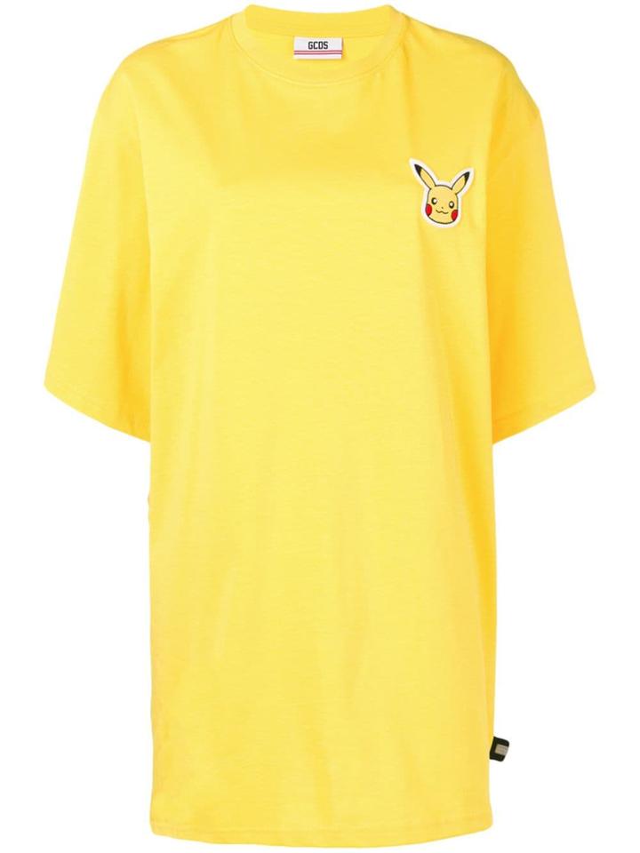 Gcds Pikachu Extra Dress T-shirt - Yellow