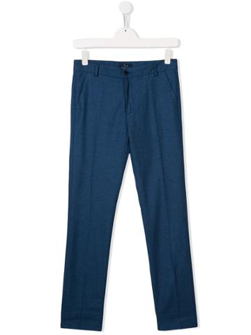 Harmont & Blaine Junior Teen Tailored Trousers - Blue