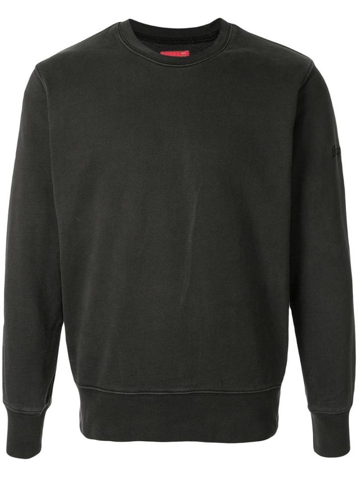 Supreme Round Neck Sweatshirt - Grey
