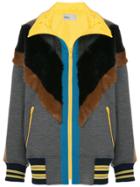Kolor Patchwork Oversized Jacket - Grey