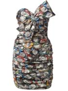 Moschino Can Print Cocktail Dress