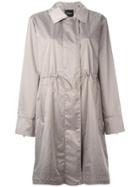 Theory Drawstring Coat - Nude & Neutrals
