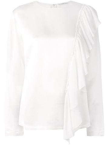 Tome Ruffle Embellished Blouse - White