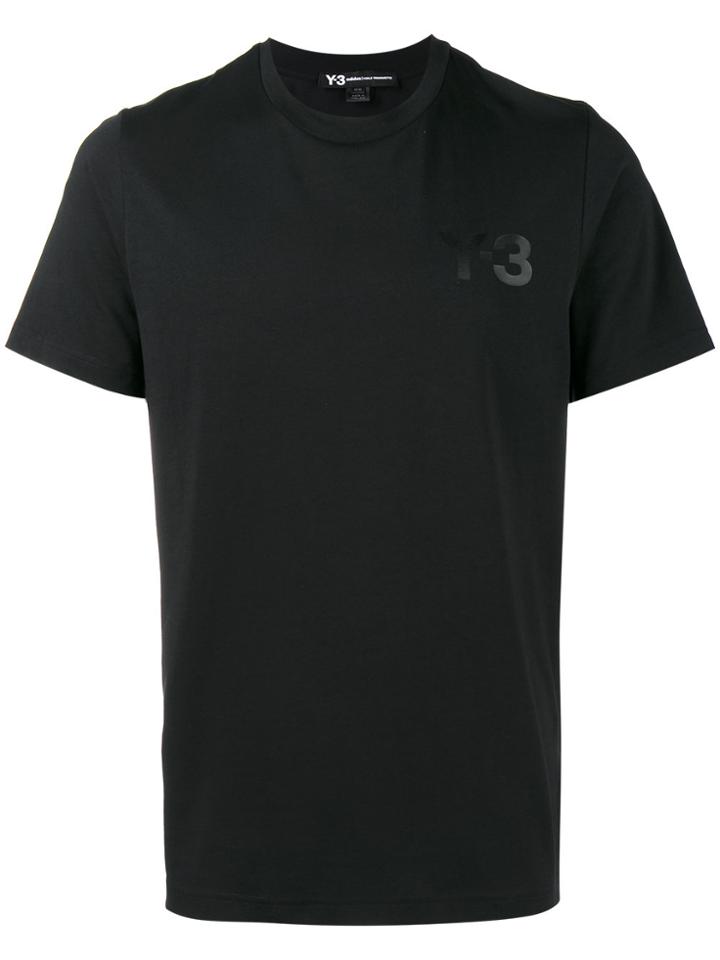 Y-3 Logo Print T Shirt - Black