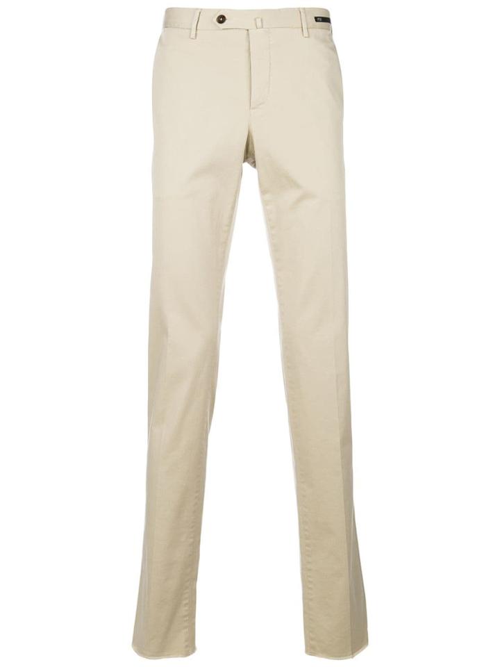 Pt01 Super Slim-fit Chinos - Brown