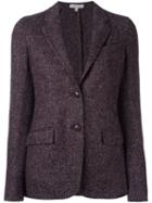 Boglioli Flocked Effect Blazer, Women's, Size: 42, Pink/purple, Virgin Wool/viscose/polyamide/cupro