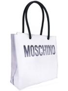 Moschino Shopper Illusion Clutch Bag - White