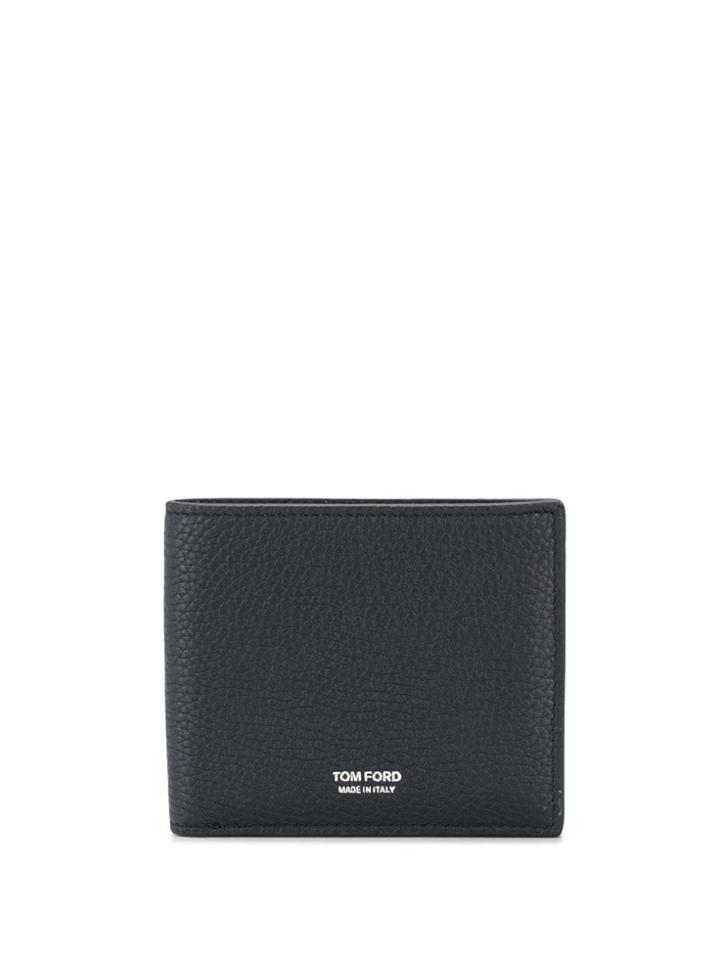 Tom Ford Logo Bifold Wallet - Blue