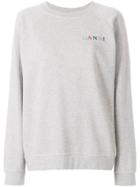 Ganni Logo Sweatshirt - Grey
