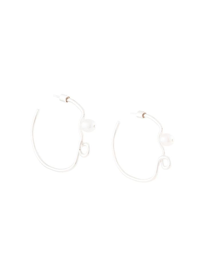 Meadowlark Clio Hoop Earrings - Silver