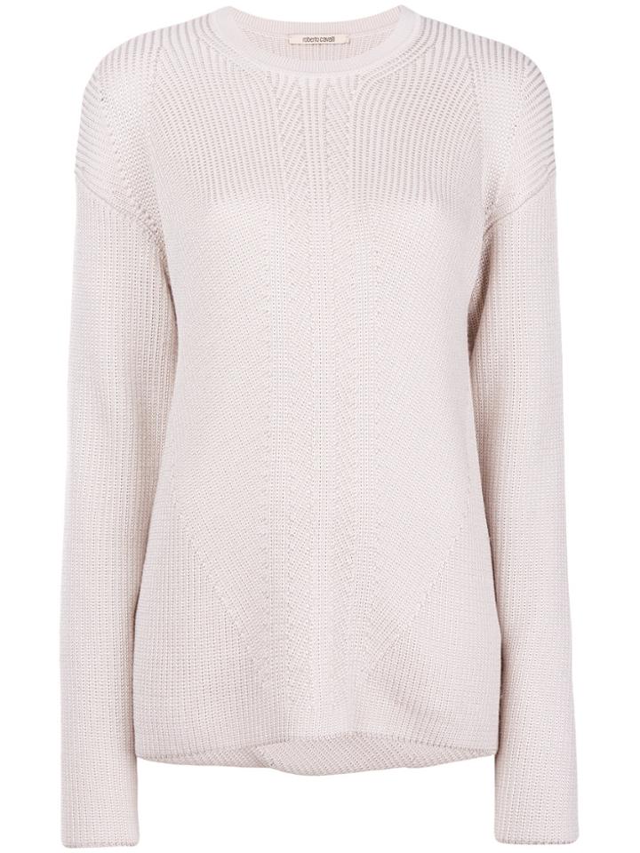 Roberto Cavalli Open Back Sweater - Grey