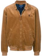 Polo Ralph Lauren Band Collar Corded Jacket - Brown