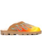 Jeremy Scott Ugg X Jeremy Scott Coquette Flame Mules - Yellow & Orange