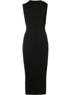 Solace - Open Back Fitted Dress - Women - Polyamide/spandex/elastane/viscose - 10, Women's, Black, Polyamide/spandex/elastane/viscose