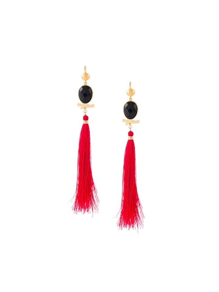 Gas Bijoux 'serti Bella' Fringed Earrings