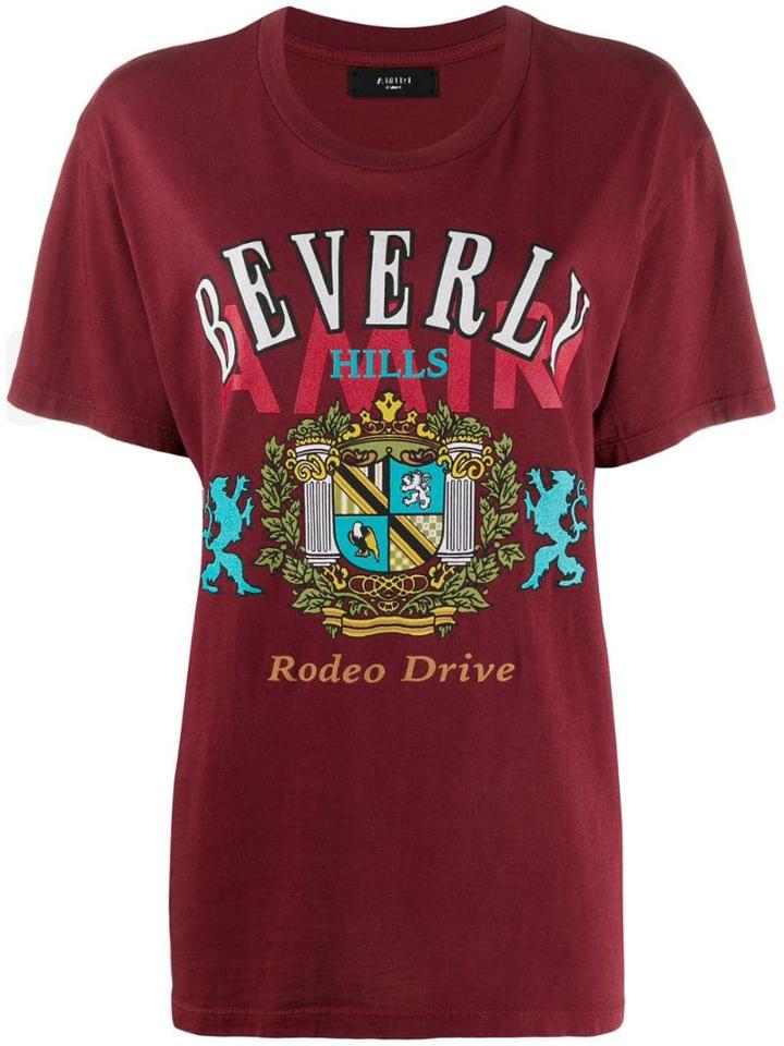 Amiri Beverly Hills T-shirt - Red
