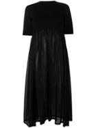 Jil Sander Loose Flared Dress - Black