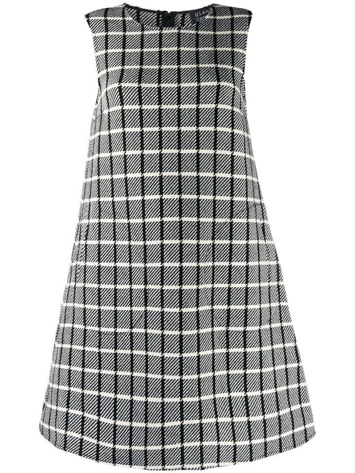 Gianluca Capannolo Check Print Dress - Black