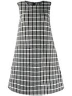 Gianluca Capannolo Check Print Dress - Black