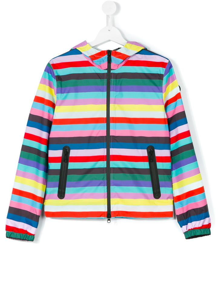 Ai Riders On The Storm (blue) Kids - Teen Striped Jacket - Kids - Polyester - 16 Yrs