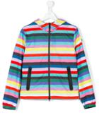 Ai Riders On The Storm (blue) Kids - Teen Striped Jacket - Kids - Polyester - 16 Yrs