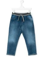 Dolce & Gabbana Kids Denim Track Jeans, Boy's, Size: 10 Yrs, Blue