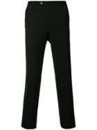 Corneliani Straight Leg Suit Trousers - Black