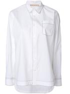Marni Contrast Stitch Shirt - White