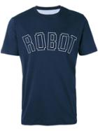 Lc23 - Robot T-shirt - Men - Cotton - Xl, Blue, Cotton