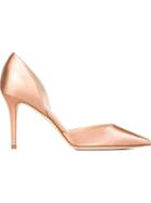 Jimmy Choo Addison Pumps, Women's, Size: 40, Pink/purple, Canvas/goat Skin/calf Leather