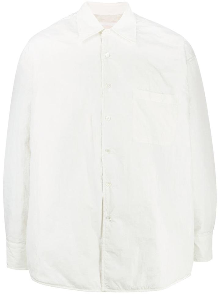 Our Legacy Crumpled Shirt Jacket - White