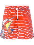 Etro Printed Swim Shorts, Men's, Size: M, Nylon