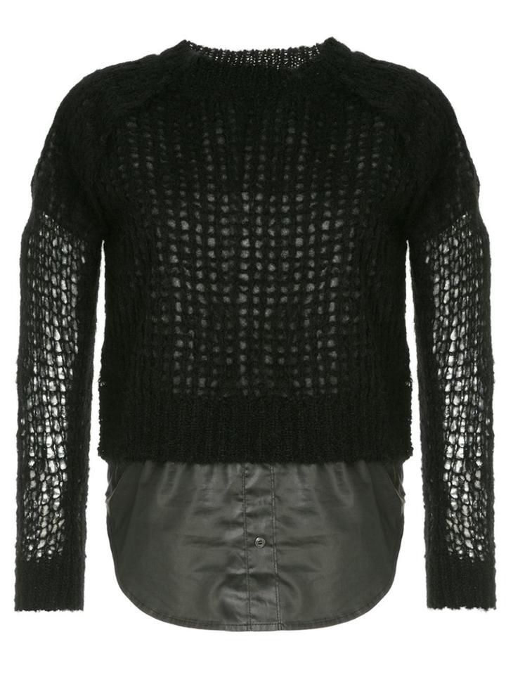 Sonia Rykiel Cropped Sweater - Black