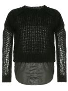 Sonia Rykiel Cropped Sweater - Black