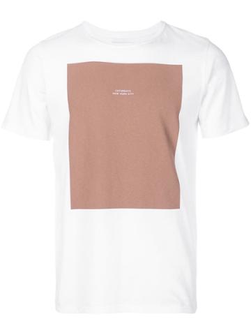 Saturdays Nyc Logo Rectangle T-shirt - White